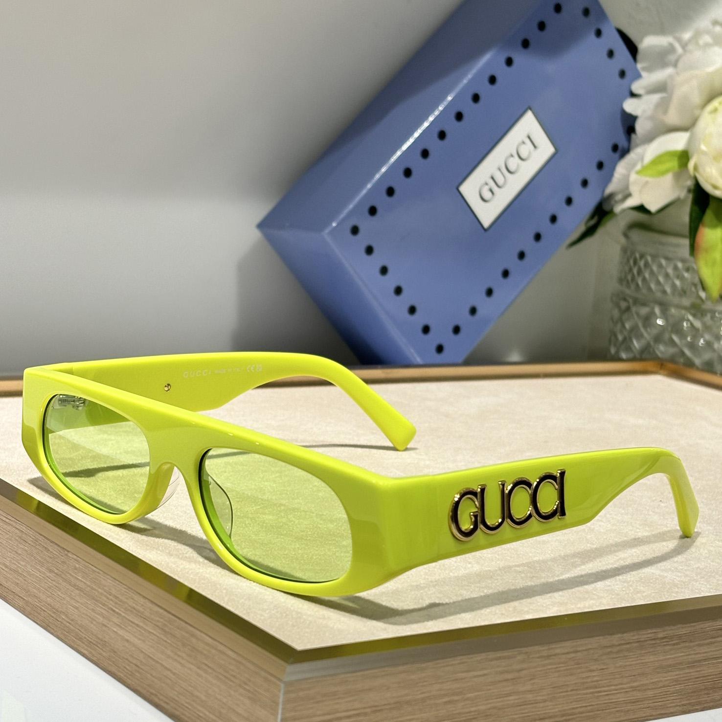 Gucci Geometric Shaped Frame Sunglasses   GG1771S - DopestKickz