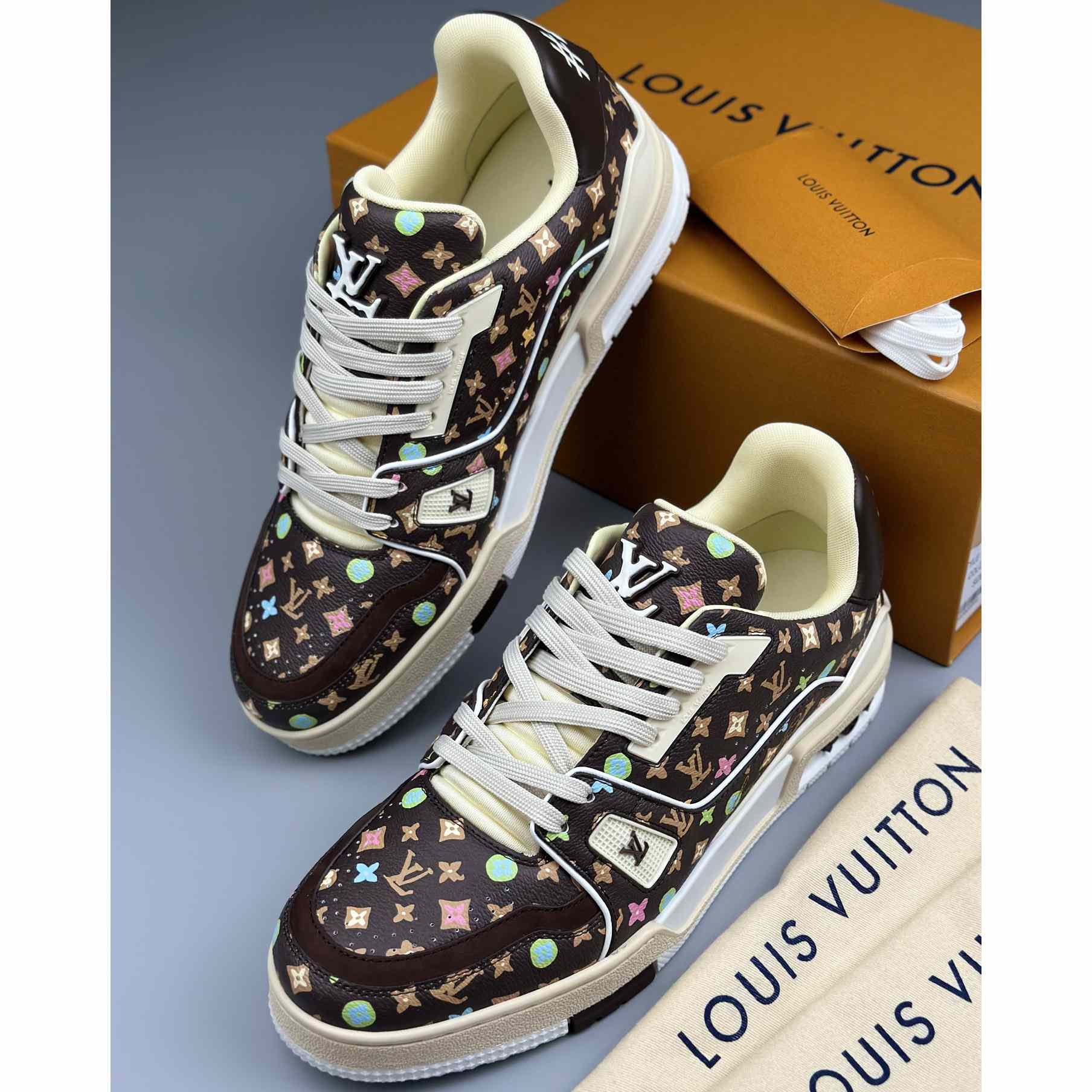 Louis Vuitton LV Trainer Sneaker      1ACXB1 - DopestKickz