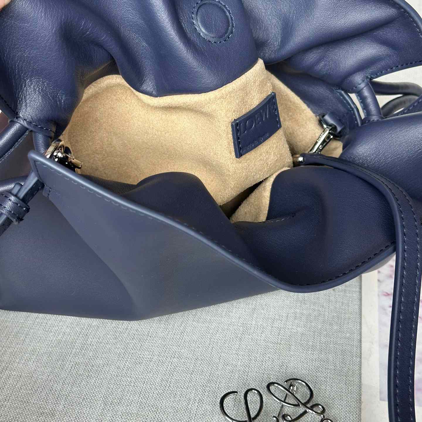 Loewe Mini Flamenco Clutch In Nappa Calfskin - DopestKickz
