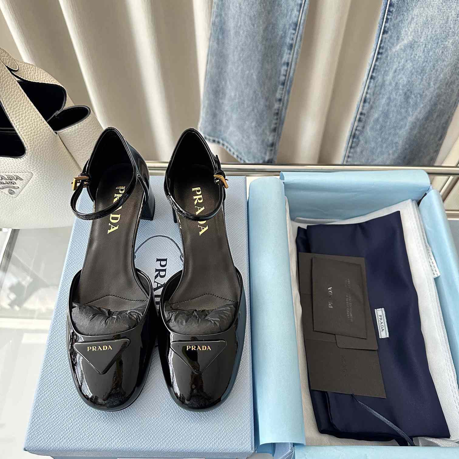 Prada Patent Leather Pumps - DopestKickz