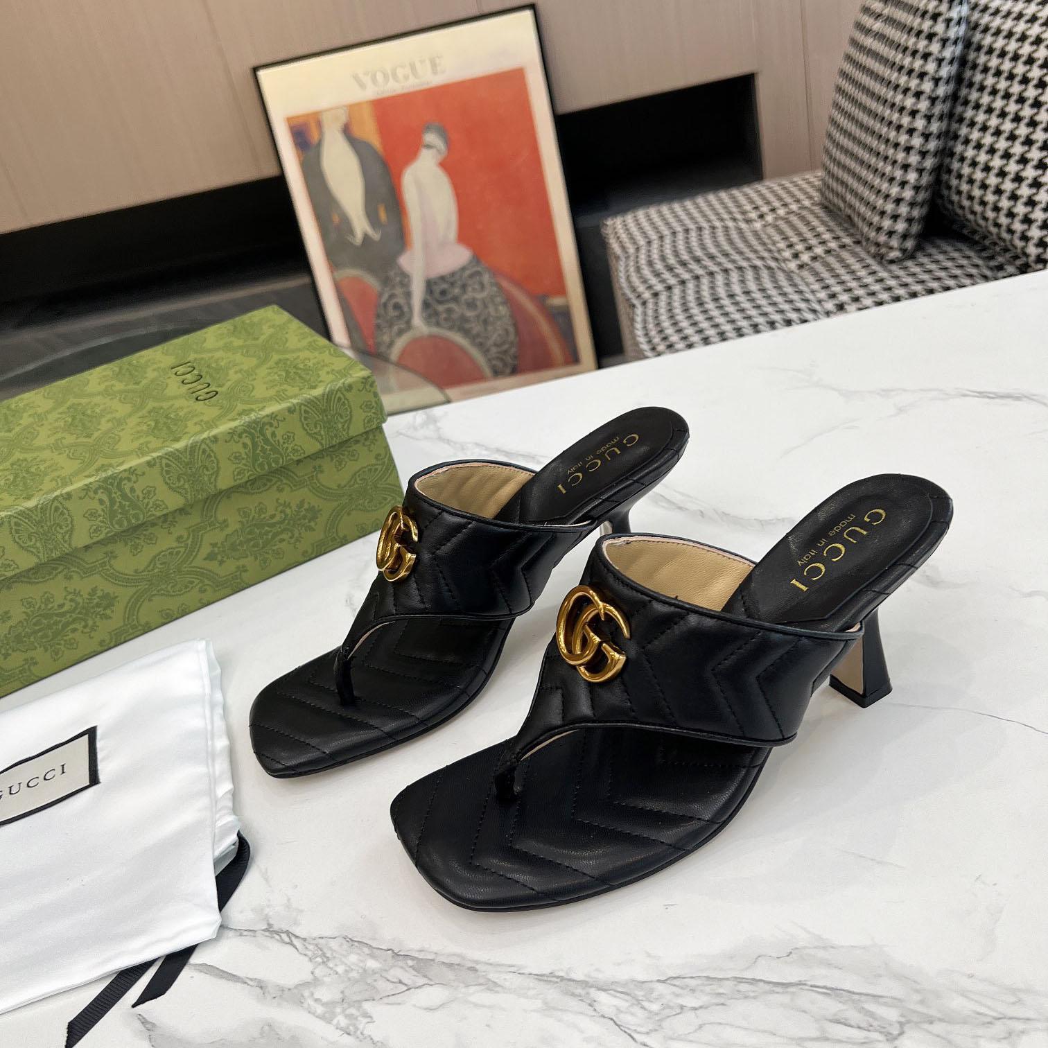 Gucci Women's Double G thong sandal - DopestKickz