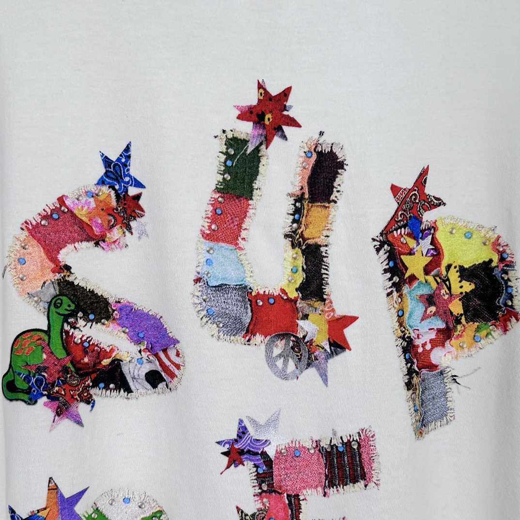 Supreme Patchwork Tee - DopestKickz