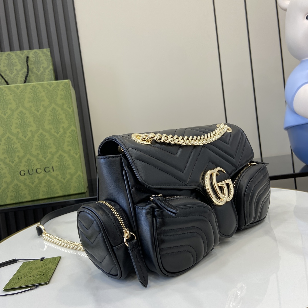 Gucci GG Marmont Small Multi-pocket Bag - DopestKickz