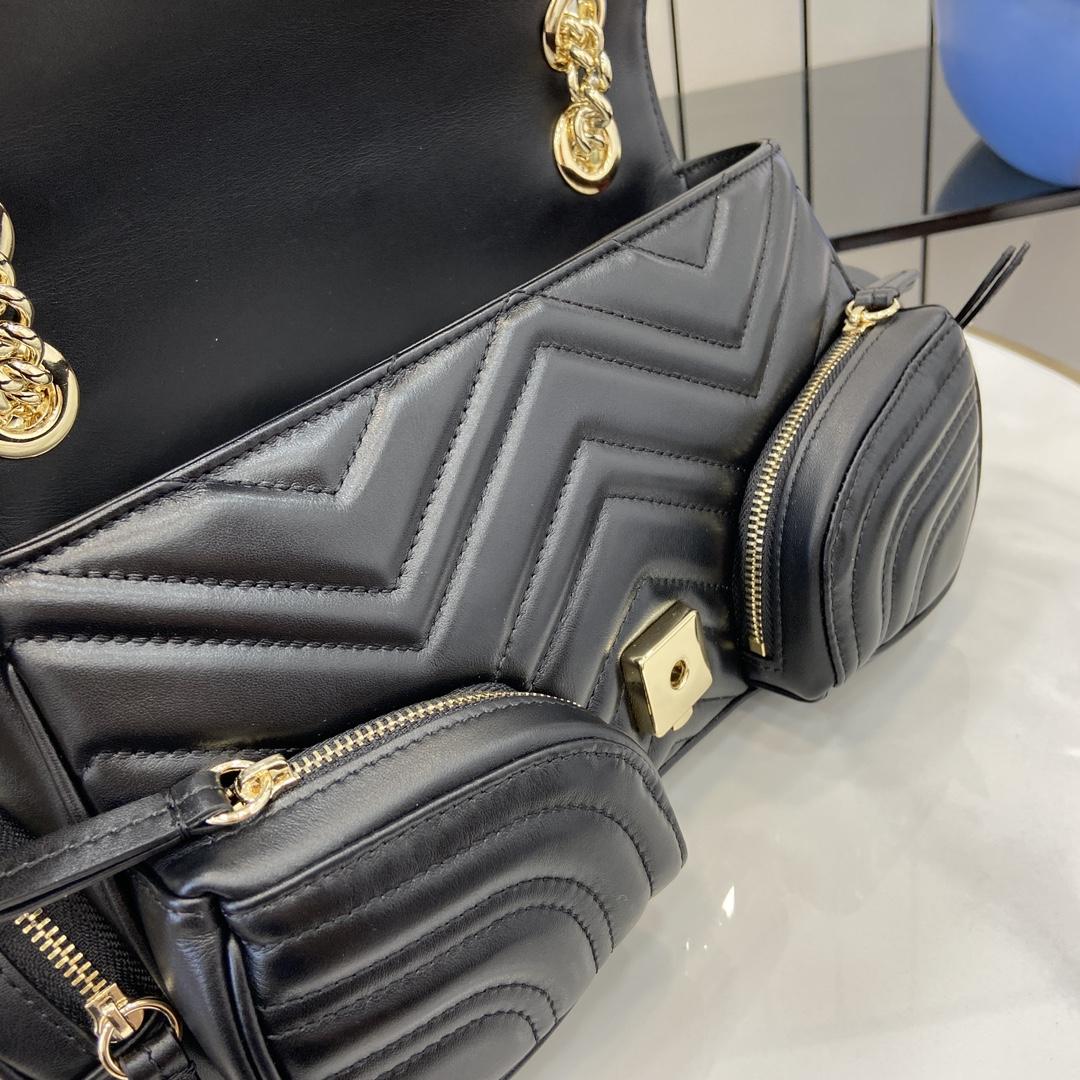 Gucci GG Marmont Small Multi-pocket Bag - DopestKickz