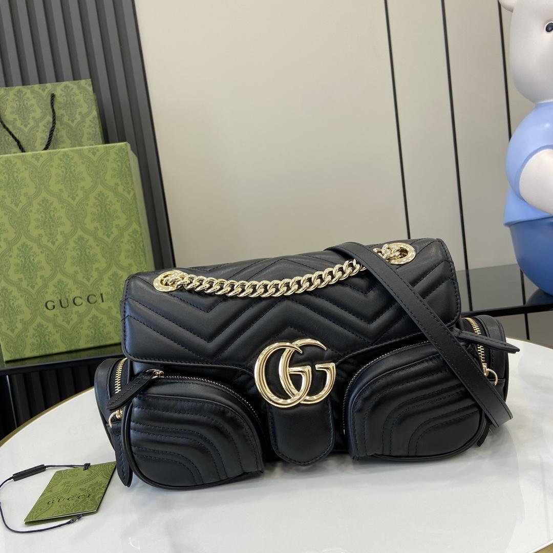 Gucci GG Marmont Small Multi-pocket Bag - DopestKickz