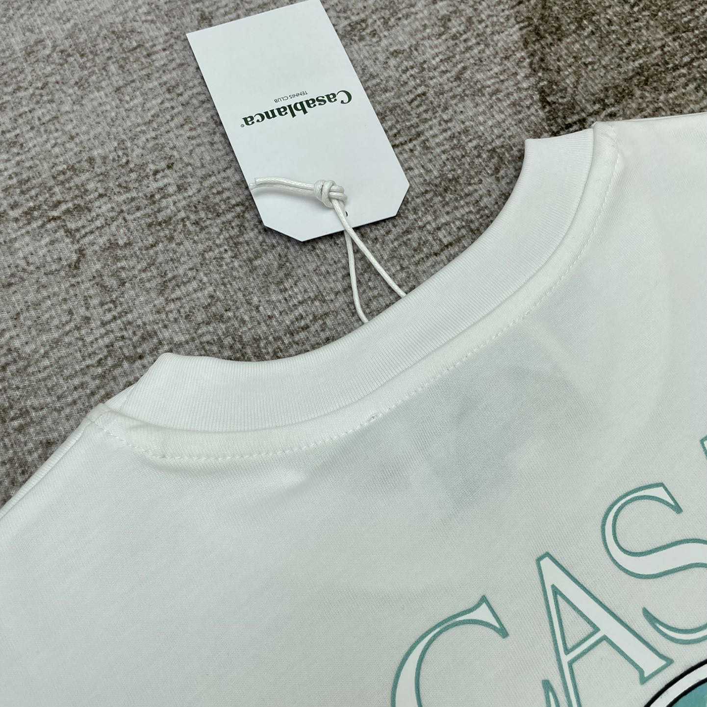 Casablanca Tennis Pastelle Printed T-Shirt   C870 - DopestKickz