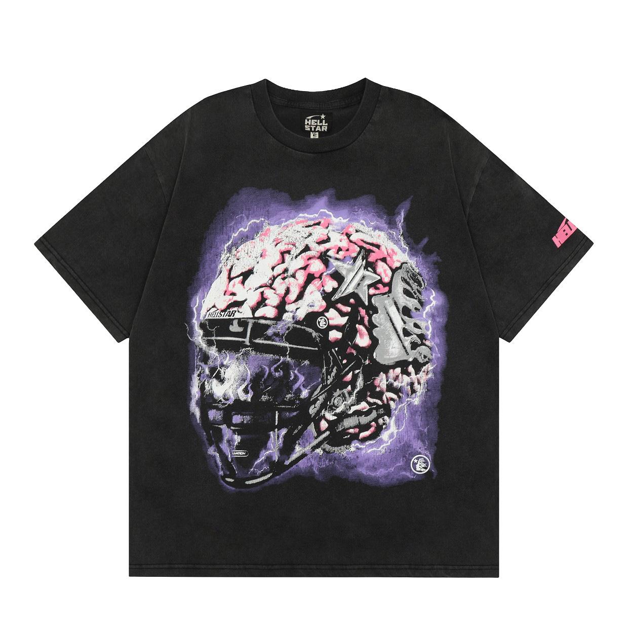 Hellstar Helmet Short Sleeve Tee - DopestKickz