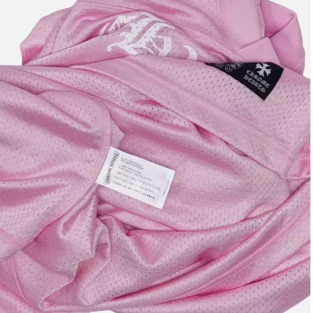 Chrome Heart Jersey Pink Long Sleeve - DopestKickz