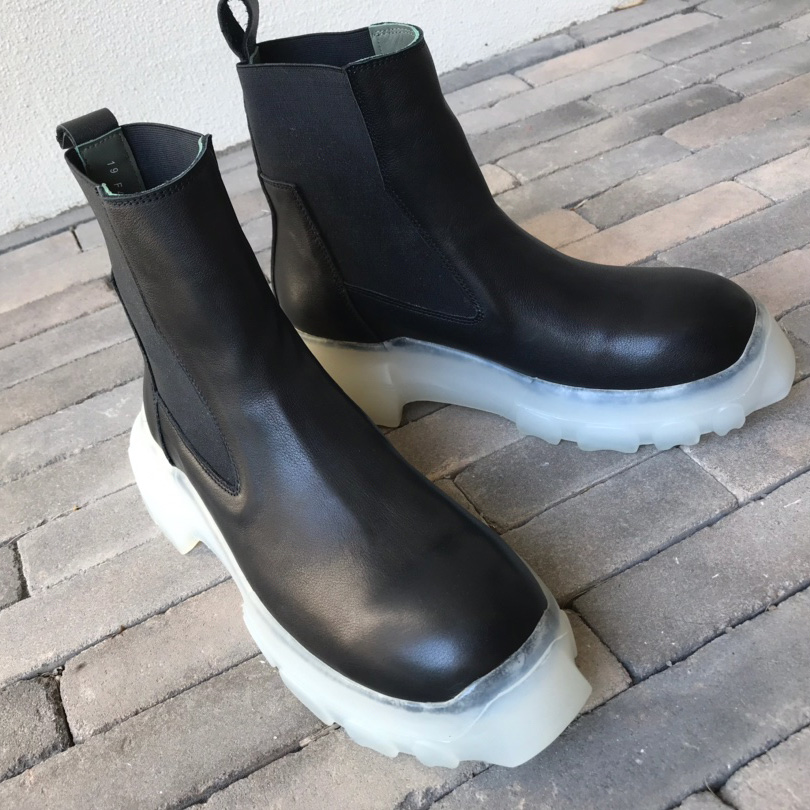 Rick Owens Leather Boots  - DopestKickz