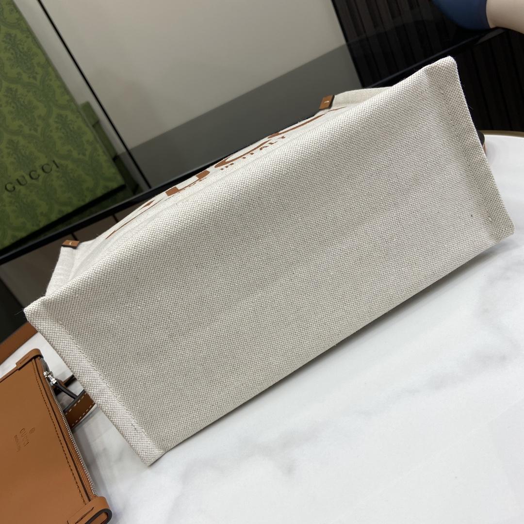 Gucci Mini Tote Bag With Gucci Print - DopestKickz