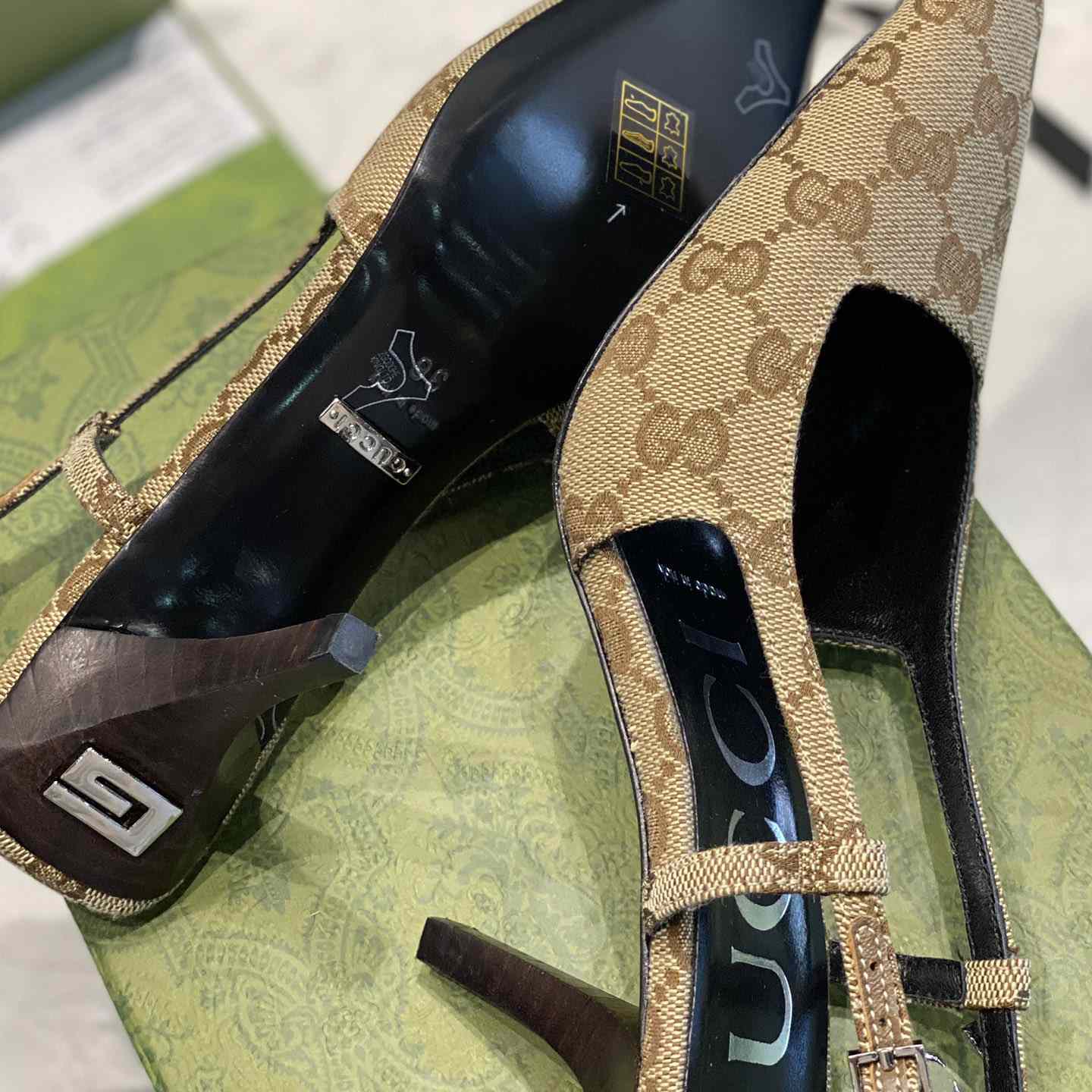 Gucci Women's GG Slingback Pump  - DopestKickz