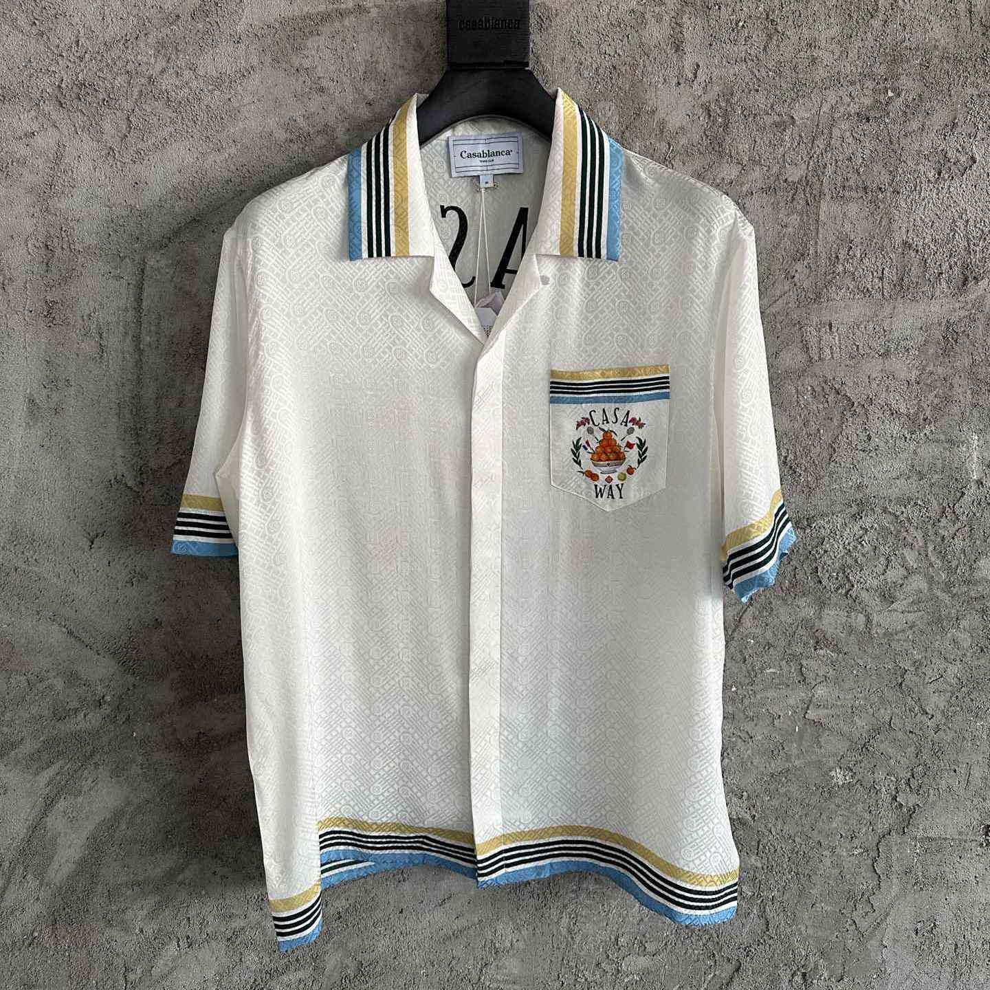 Casablanca Casa Way Shirt With Monogram - DopestKickz