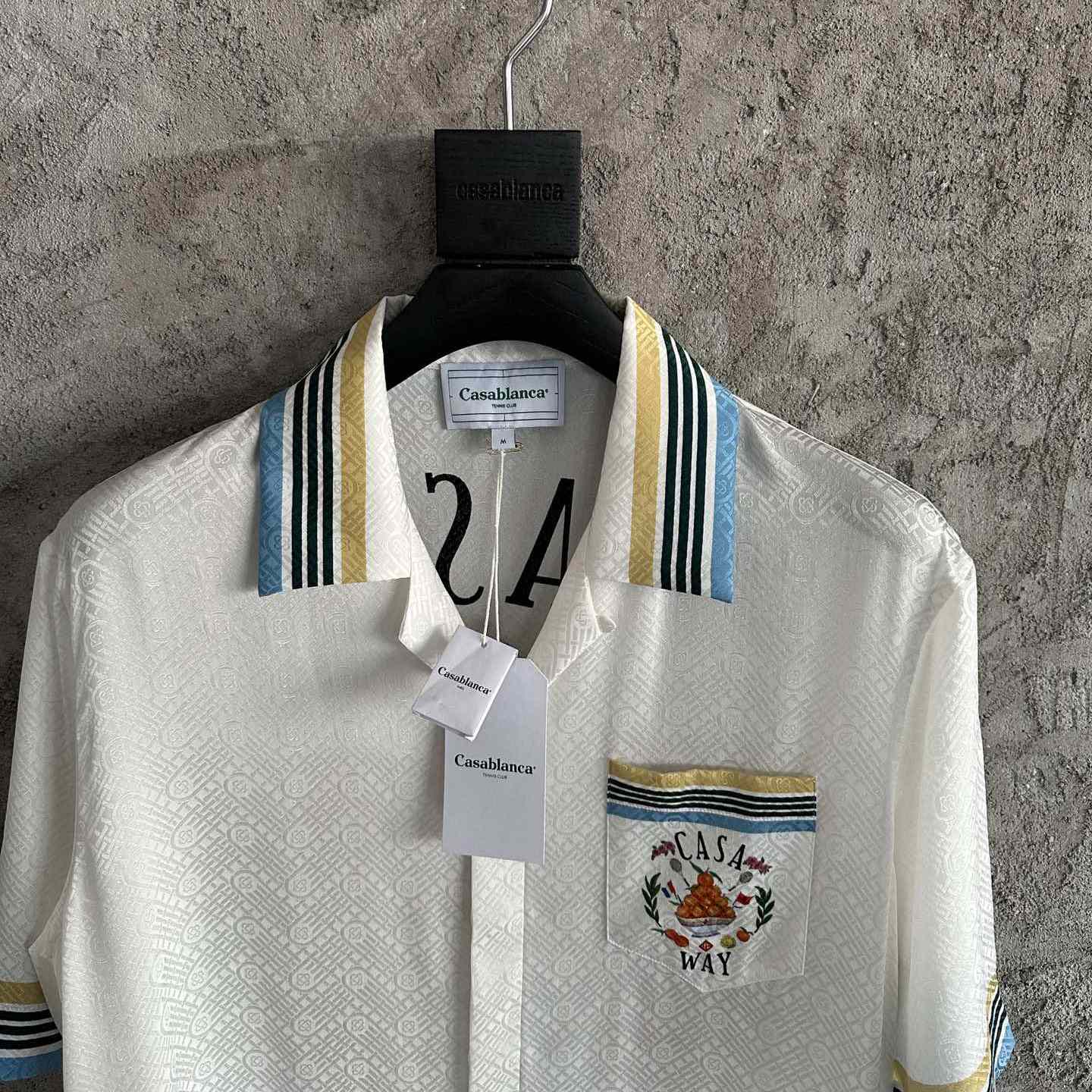 Casablanca Casa Way Shirt With Monogram - DopestKickz
