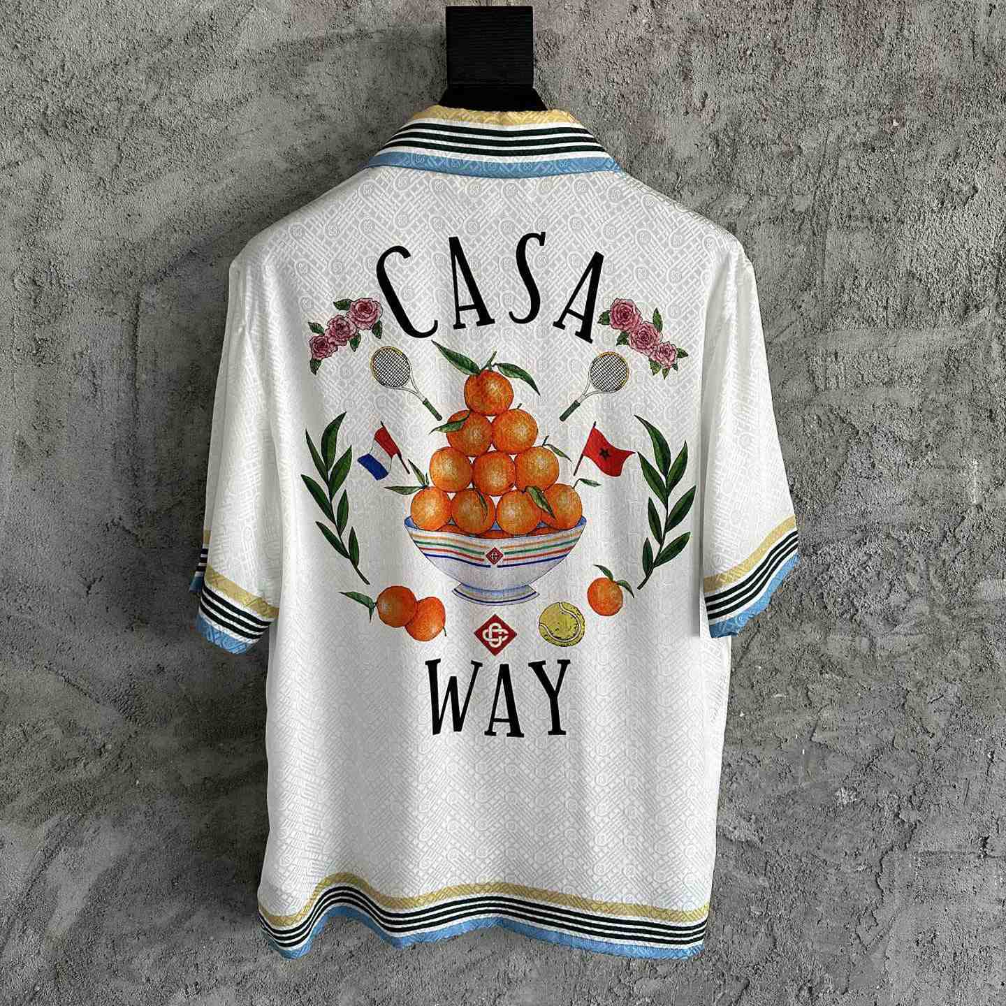 Casablanca Casa Way Shirt With Monogram - DopestKickz