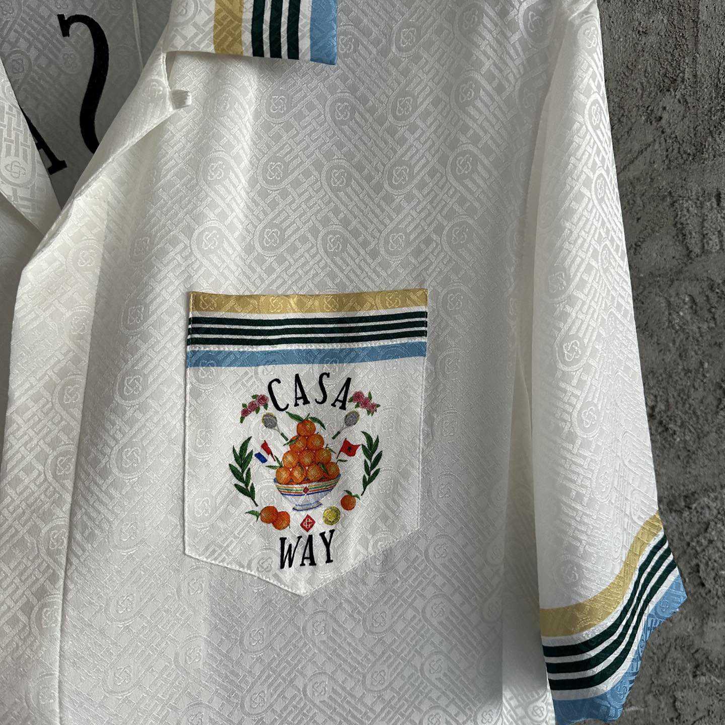 Casablanca Casa Way Shirt With Monogram - DopestKickz