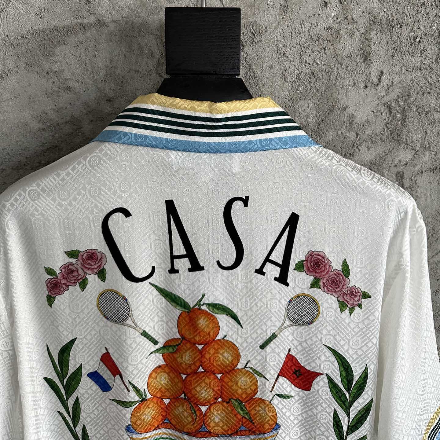 Casablanca Casa Way Shirt With Monogram - DopestKickz