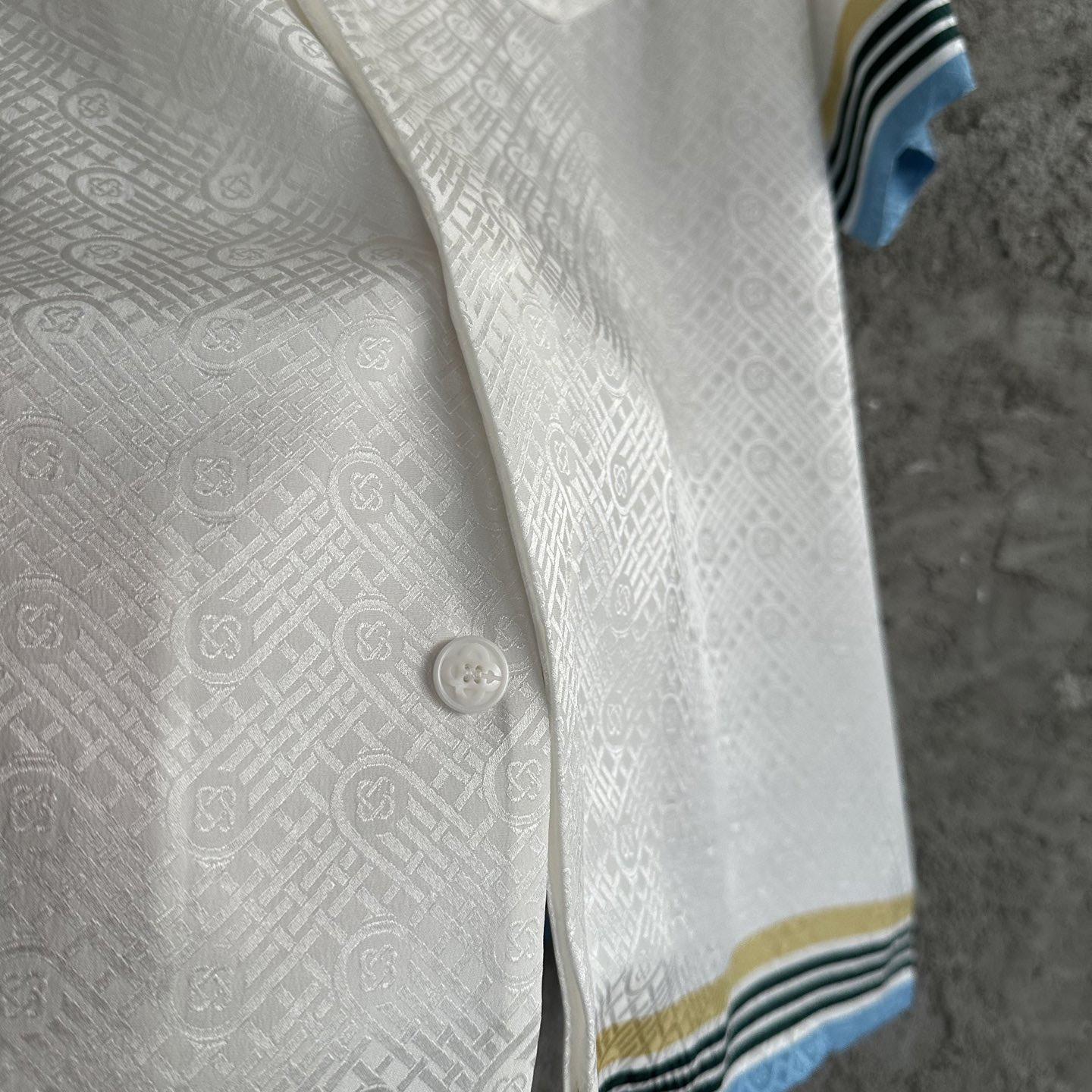 Casablanca Casa Way Shirt With Monogram - DopestKickz