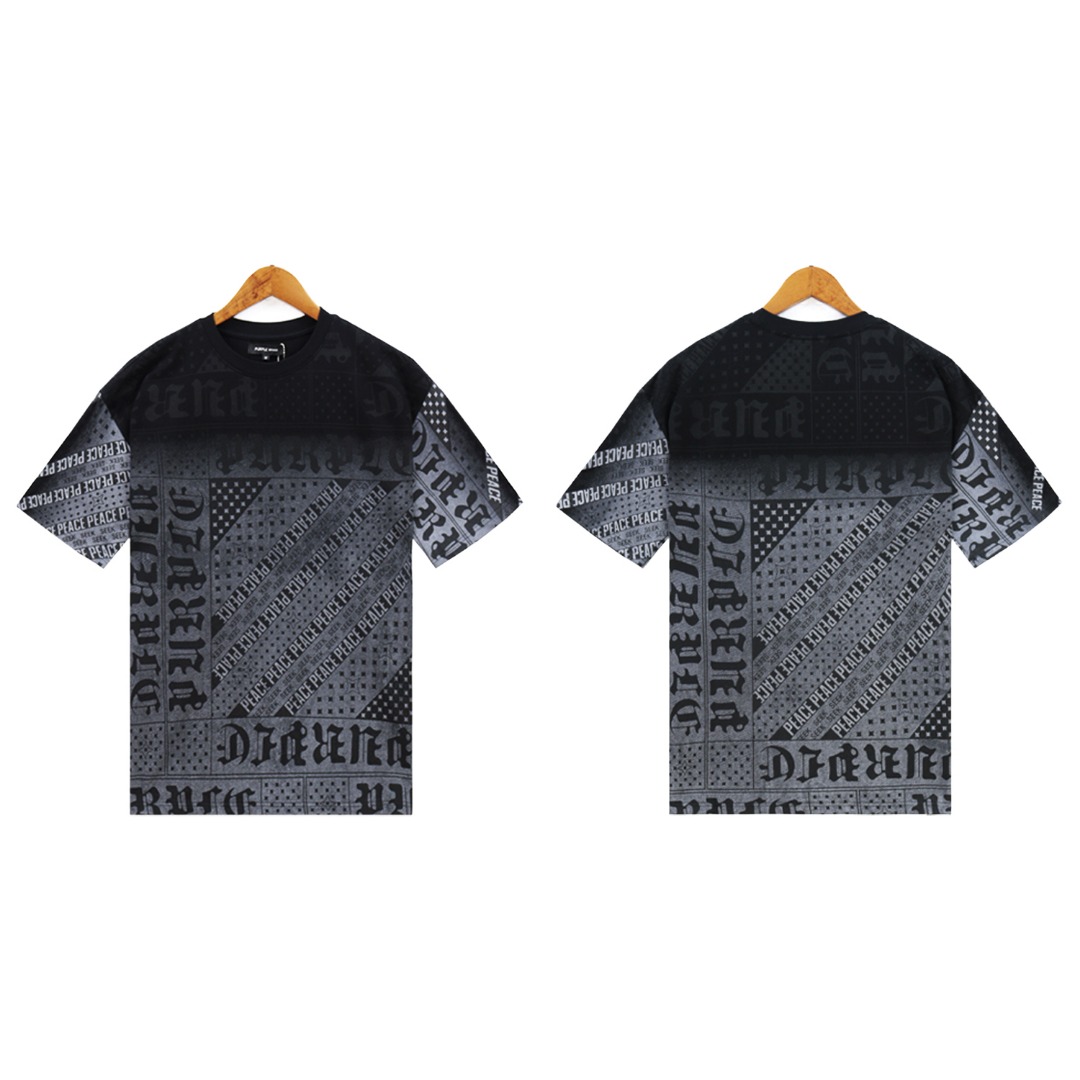 Purple-Brand Flag Bandana Tee - DopestKickz