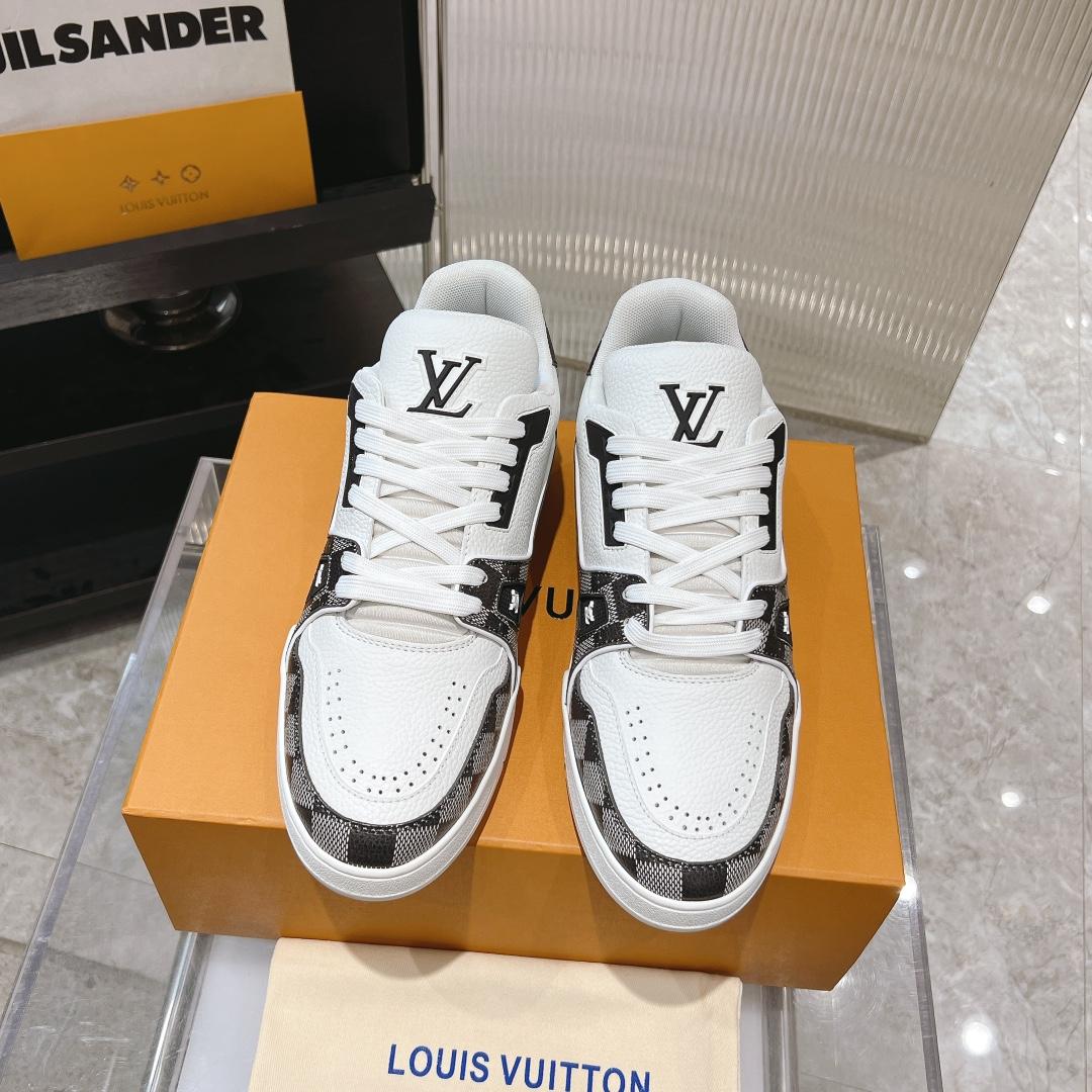 Louis Vuitton LV Trainer Sneaker    - DopestKickz