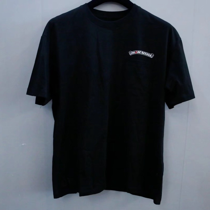 Chrome Heart x Rolling Stones scroll Logo Tee - DopestKickz