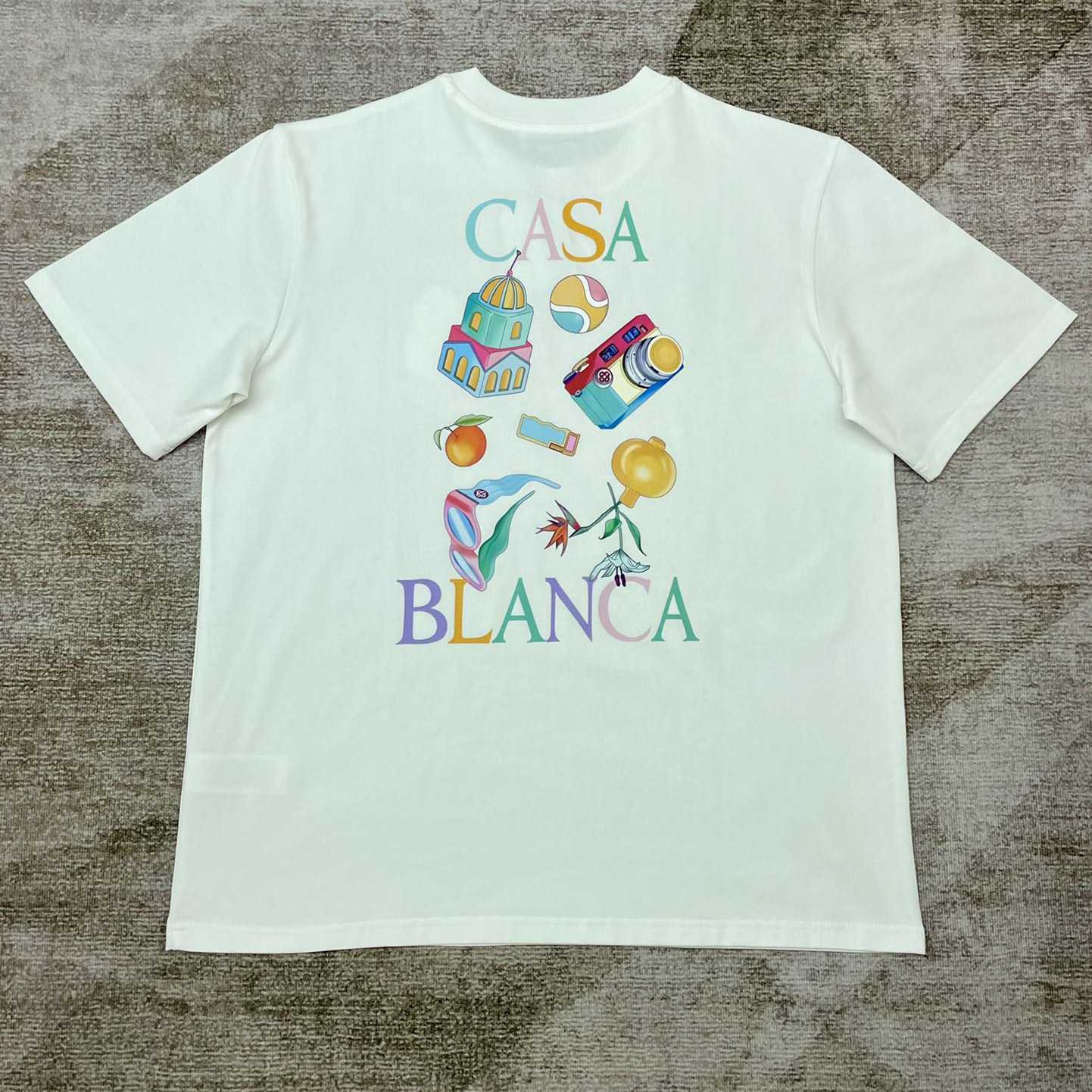 Casablanca Graphic Print T-shirt     C866 - DopestKickz