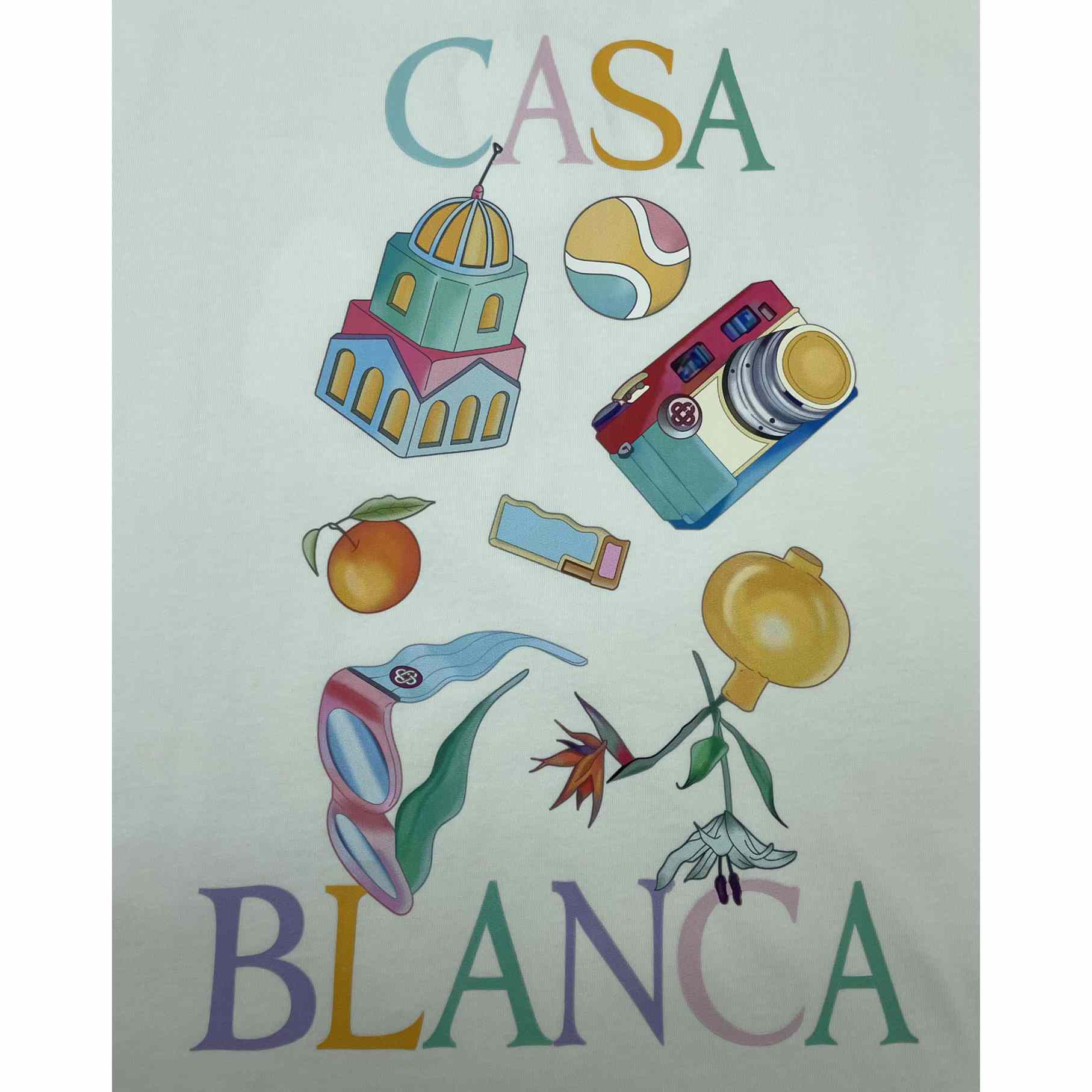 Casablanca Graphic Print T-shirt     C866 - DopestKickz