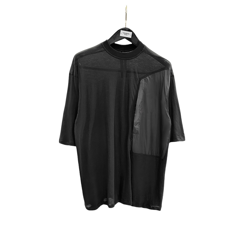 Rick Owens Black Crewneck T-Shirt - DopestKickz