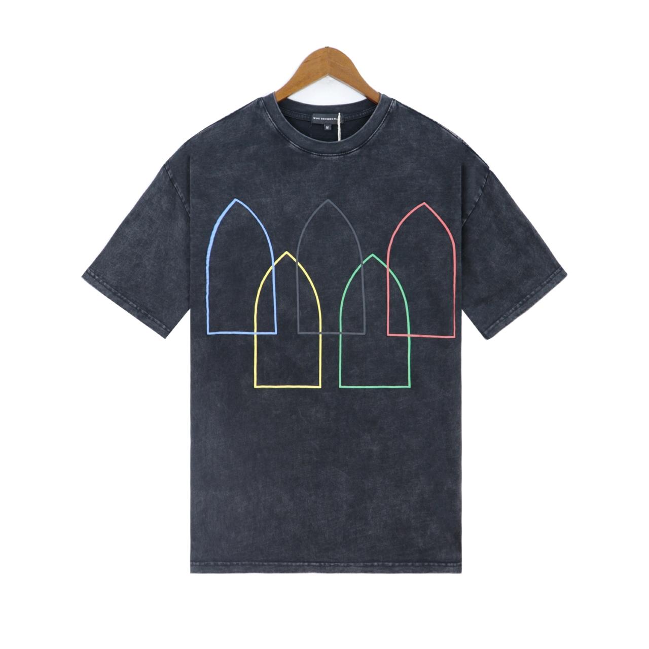 Who Decides War Interwoven Windows Short-Sleeve 'Coal' - DopestKickz