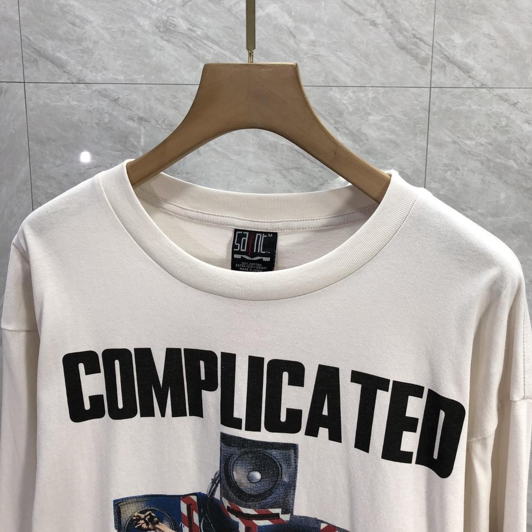 Saint Michael Complicated Long Sleeve Tee - DopestKickz