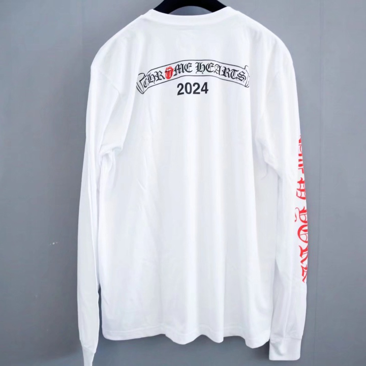 Chrome Hearts Logo Long Sleeve T-Shirt - DopestKickz