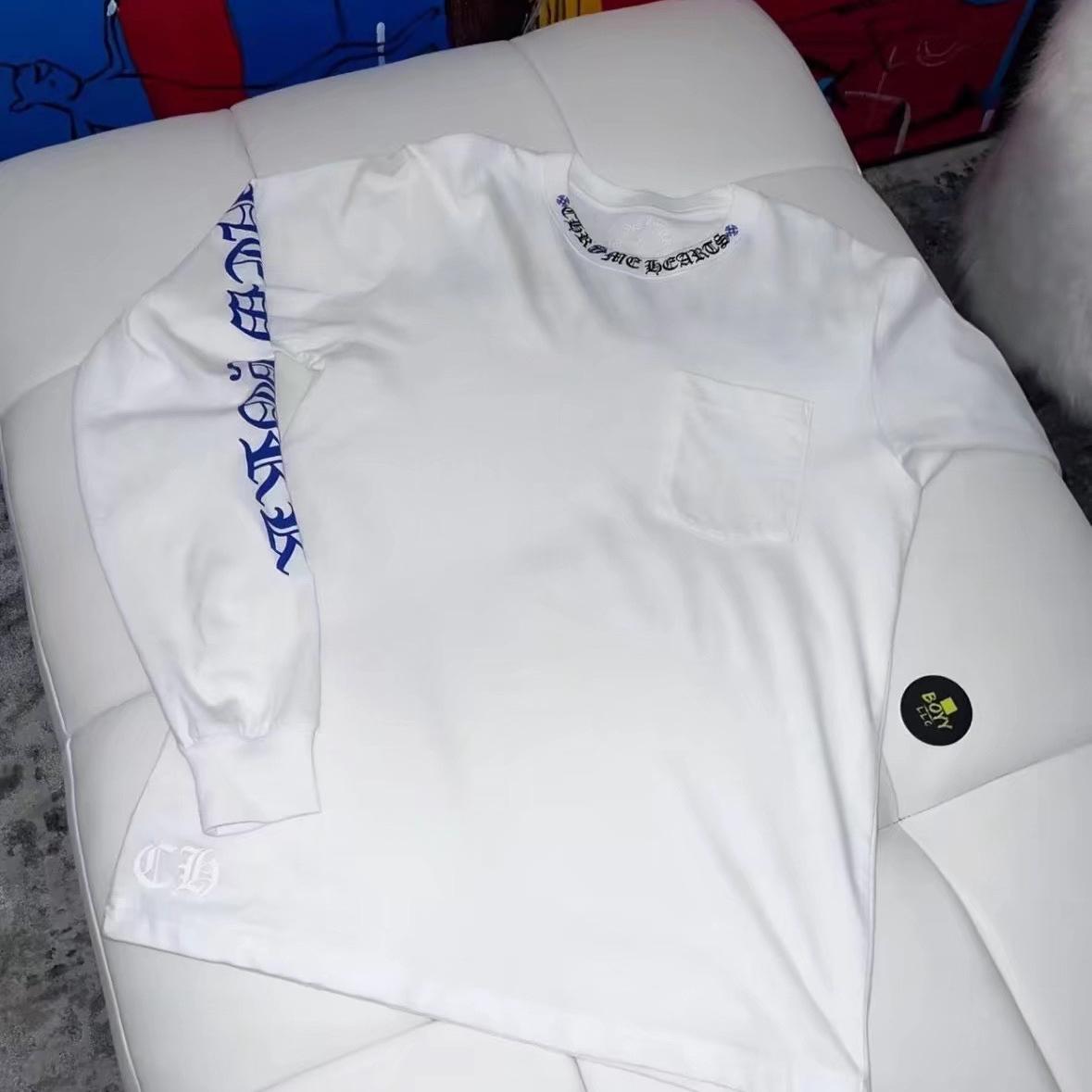 Chrome Hearts Logo Long Sleeve T-Shirt - DopestKickz