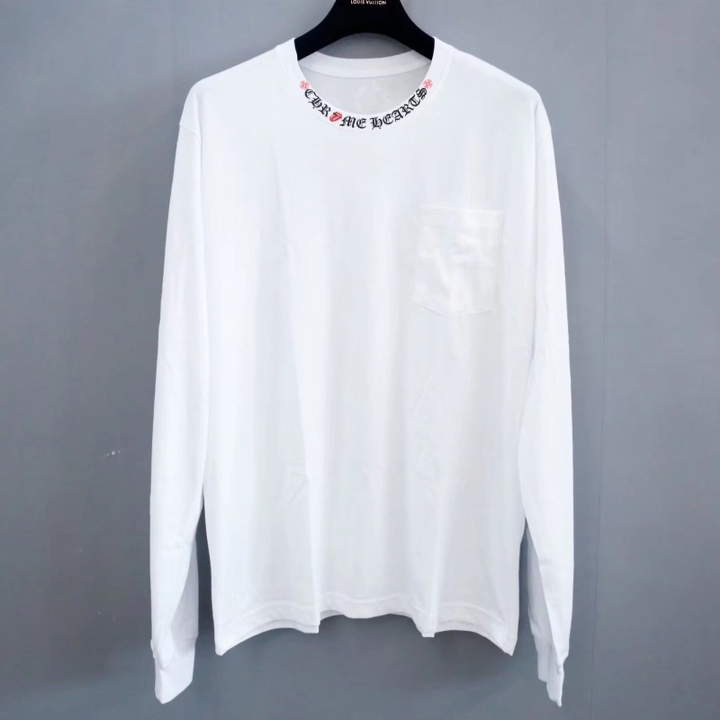 Chrome Hearts Logo Long Sleeve T-Shirt - DopestKickz