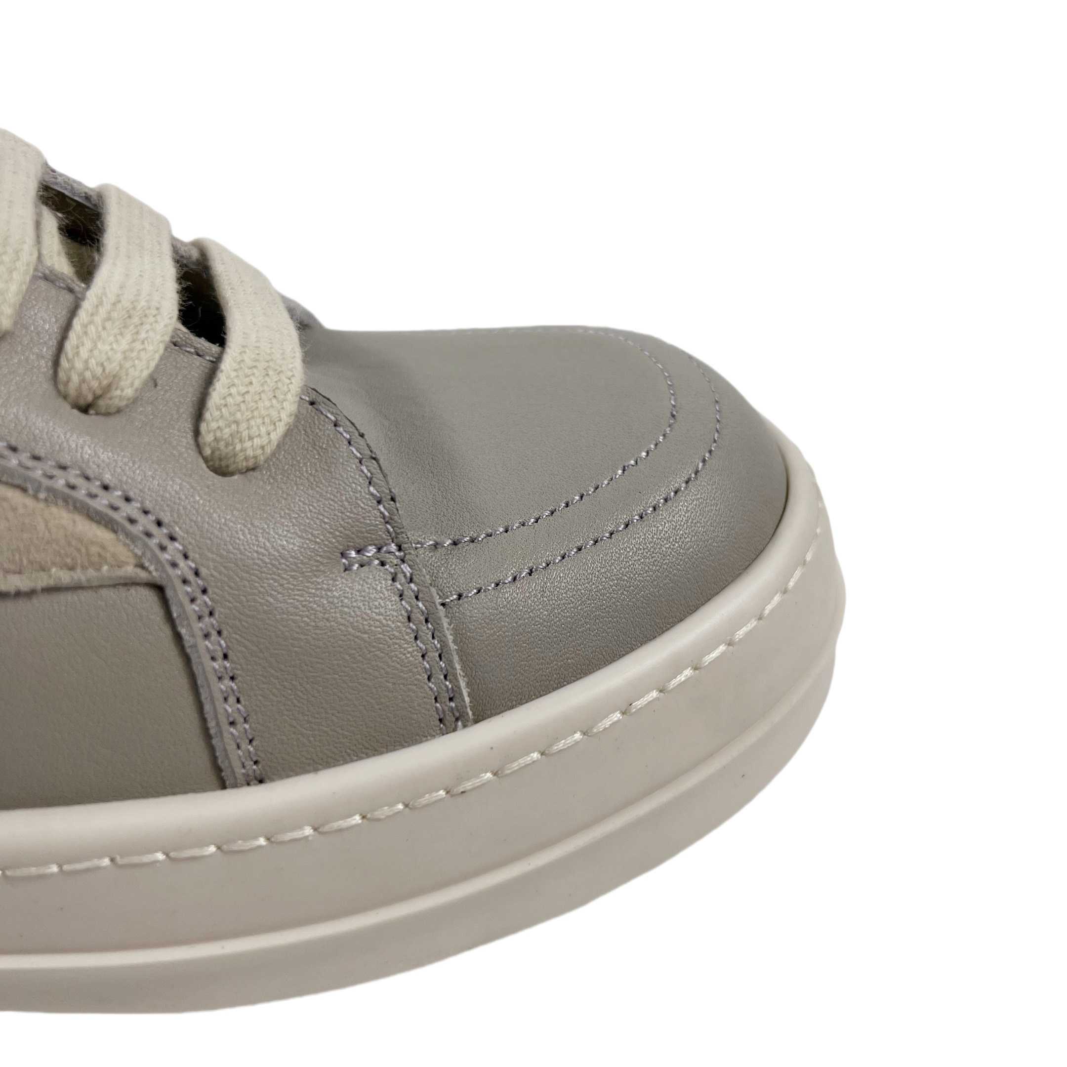 Rick Owens Lido Vintage Leather Sneakers - DopestKickz