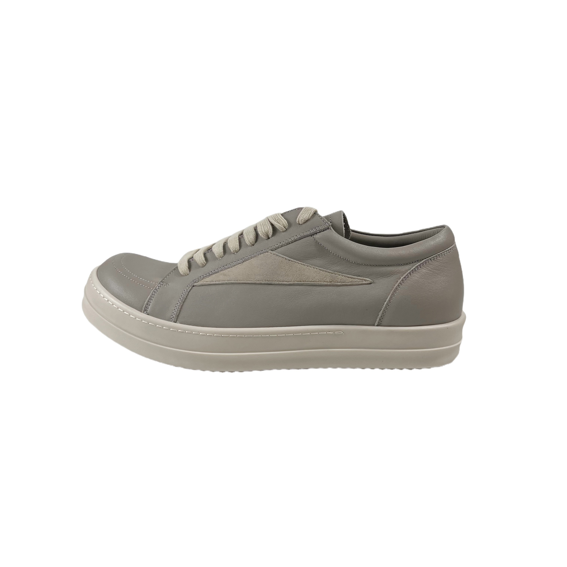 Rick Owens Lido Vintage Leather Sneakers - DopestKickz