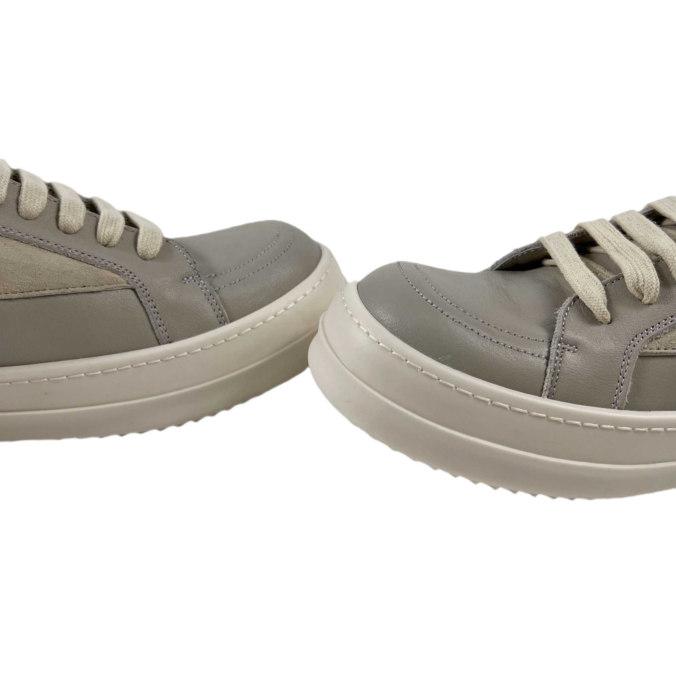 Rick Owens Lido Vintage Leather Sneakers - DopestKickz