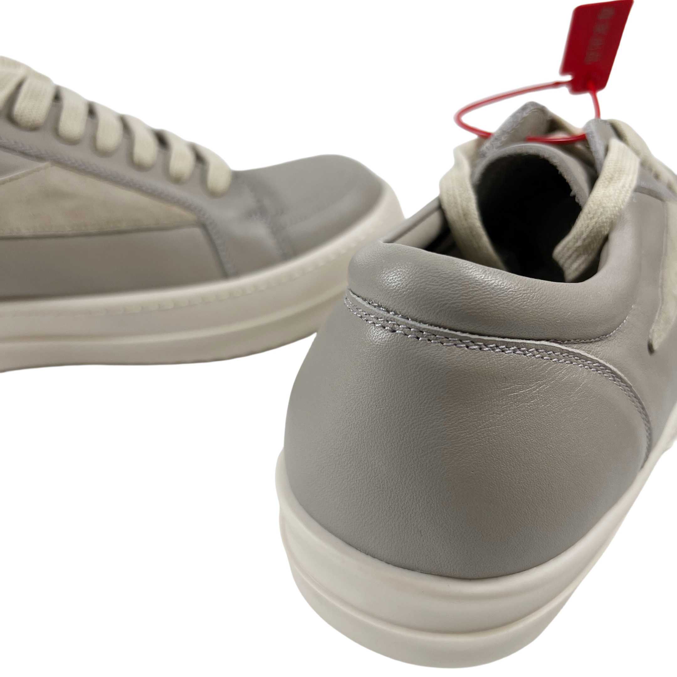 Rick Owens Lido Vintage Leather Sneakers - DopestKickz
