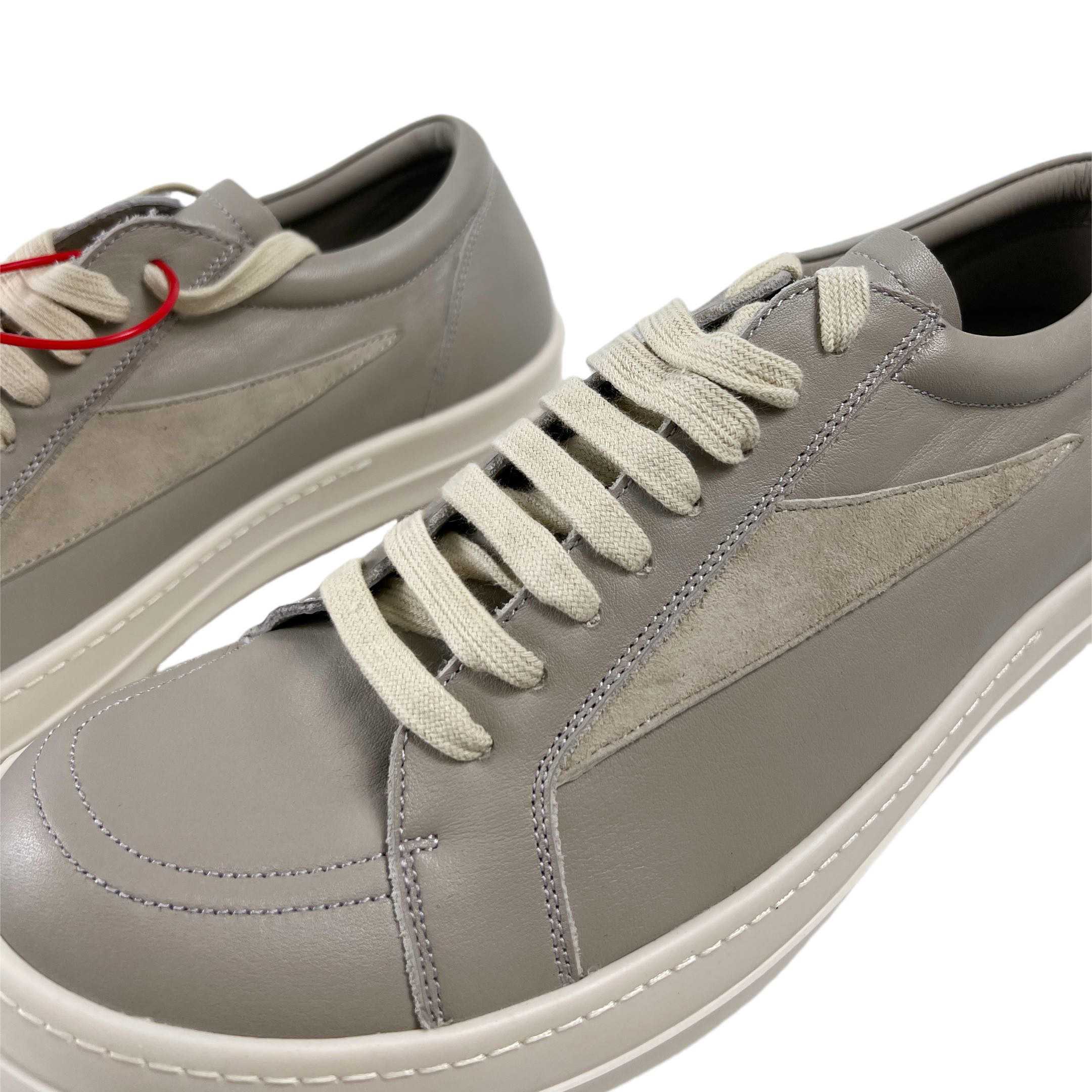 Rick Owens Lido Vintage Leather Sneakers - DopestKickz