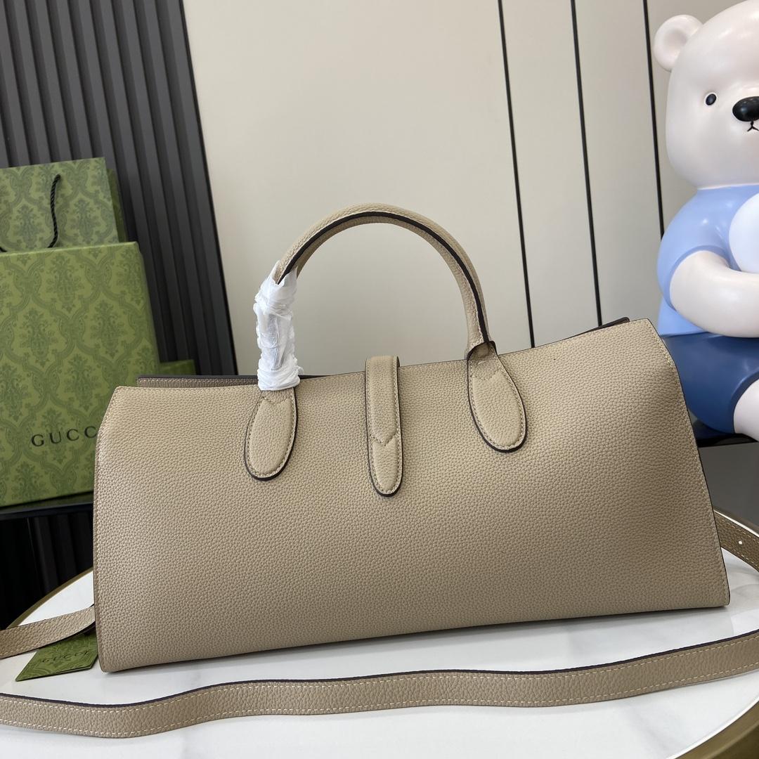 Gucci Medium Tote Bag With Hook Closure - DopestKickz