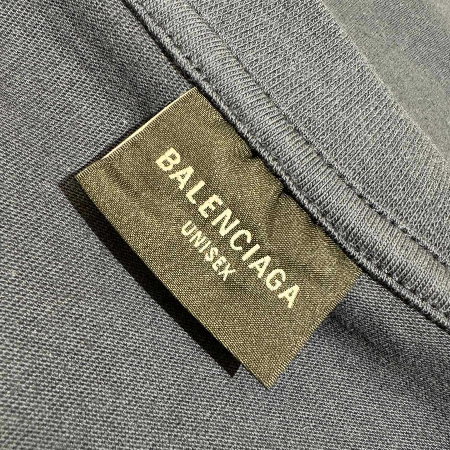 Balenciaga Unisex 3B Stencil Oversized T-shirt In Cotton - DopestKickz