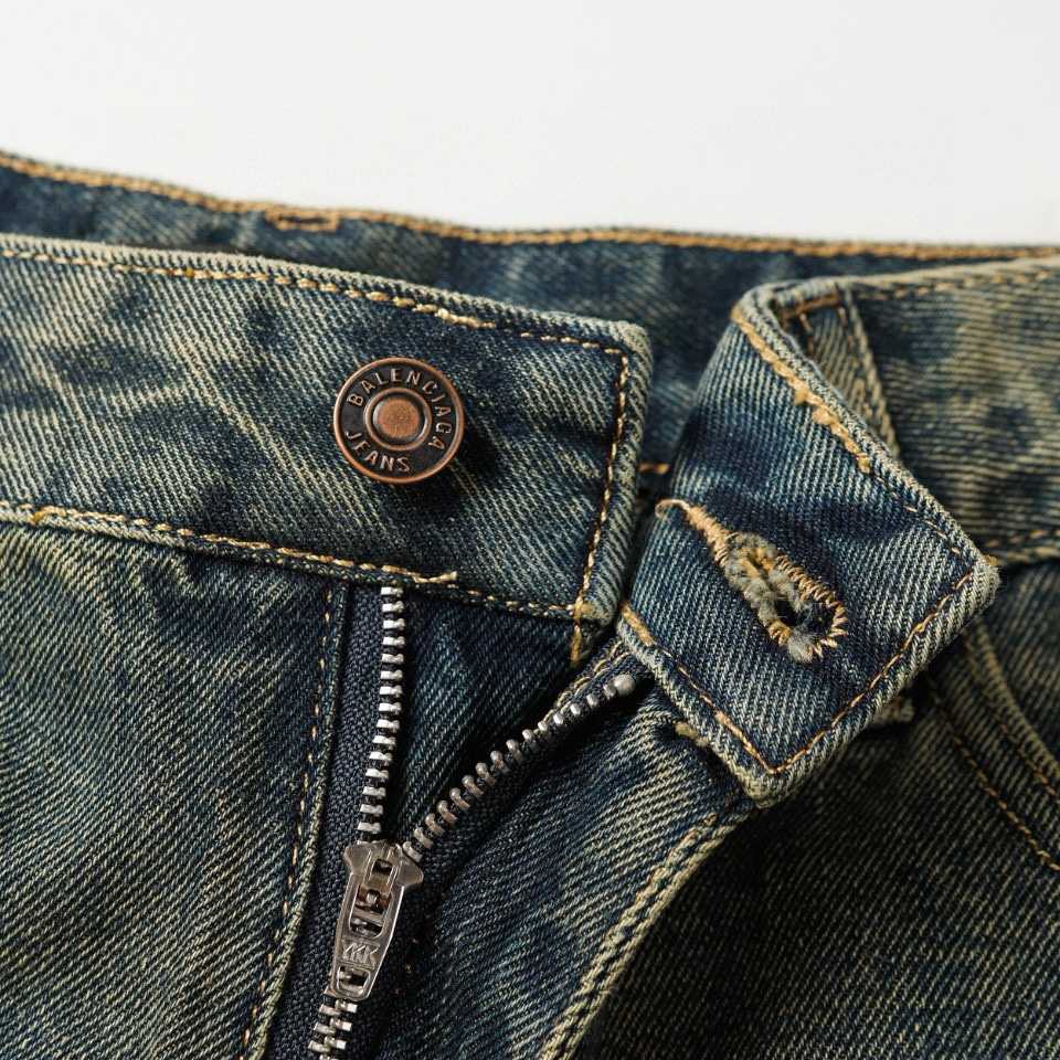 Balenciaga Denim Shorts - DopestKickz