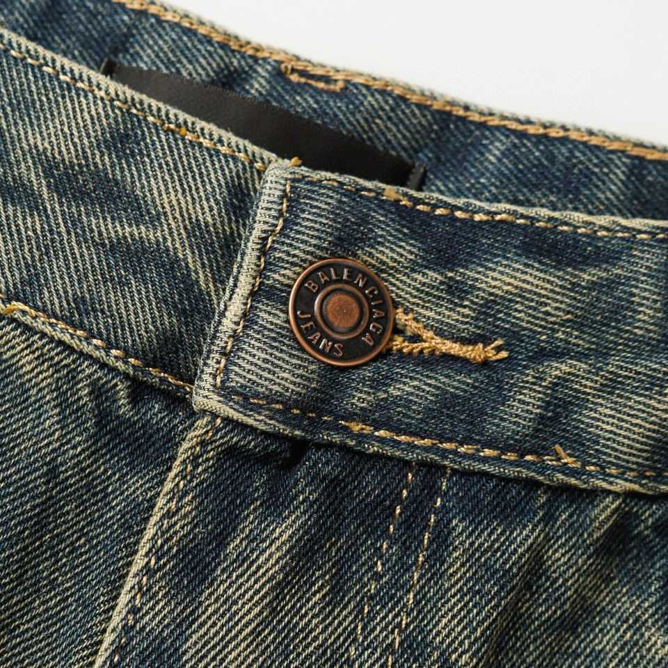 Balenciaga Denim Shorts - DopestKickz