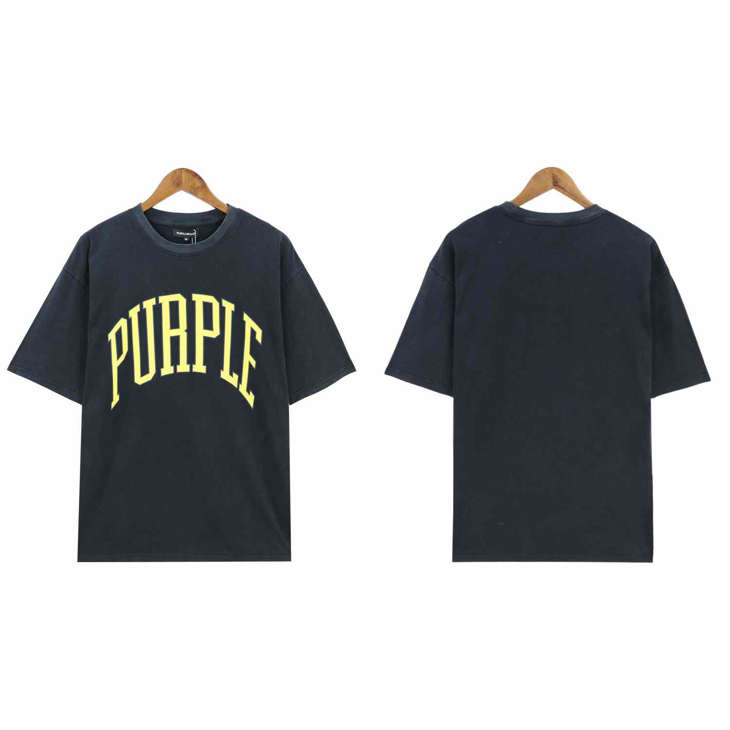 Purple-Brand Cotton Jersey Logo Graphic T-Shirt - DopestKickz