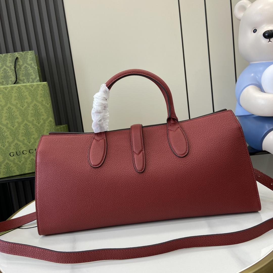 Gucci Medium Tote Bag With Hook Closure - DopestKickz