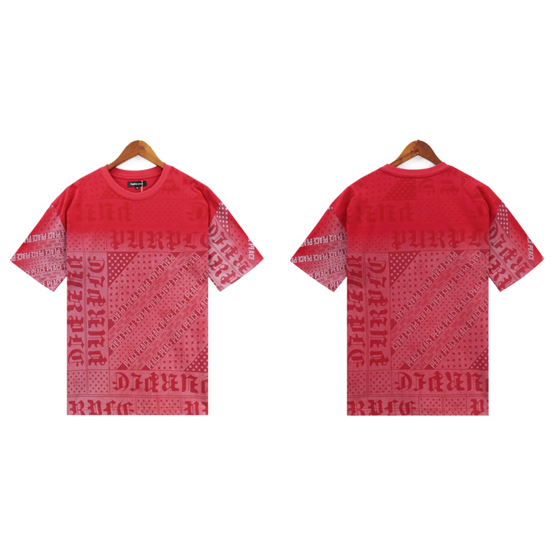 Purple-Brand Flag Bandana Tee - DopestKickz