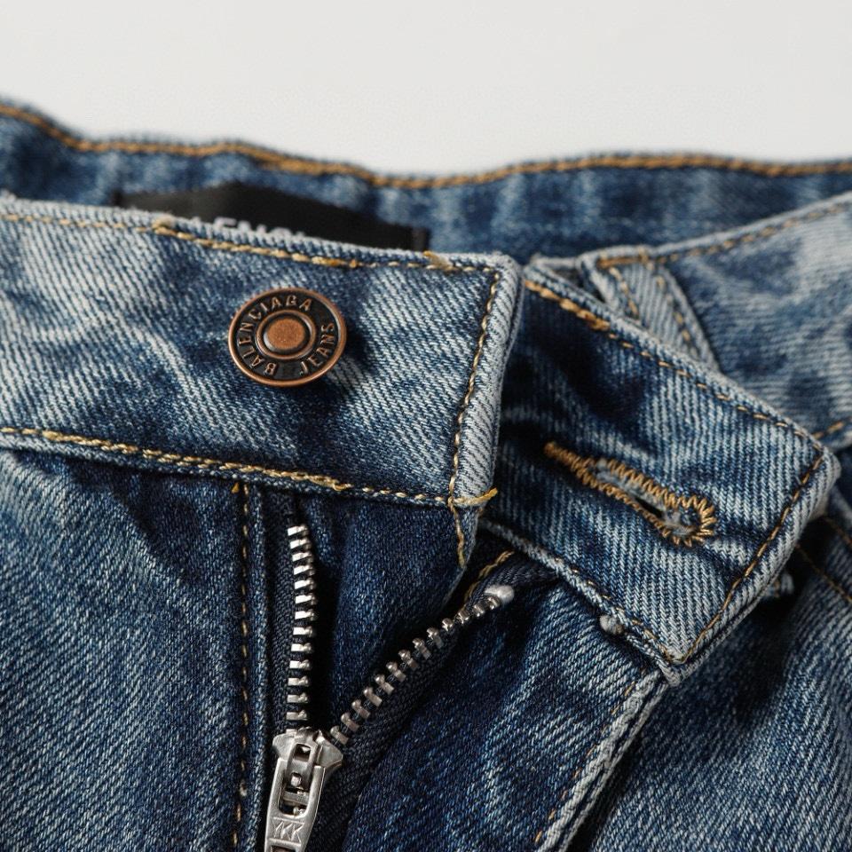 Balenciaga Denim Shorts - DopestKickz