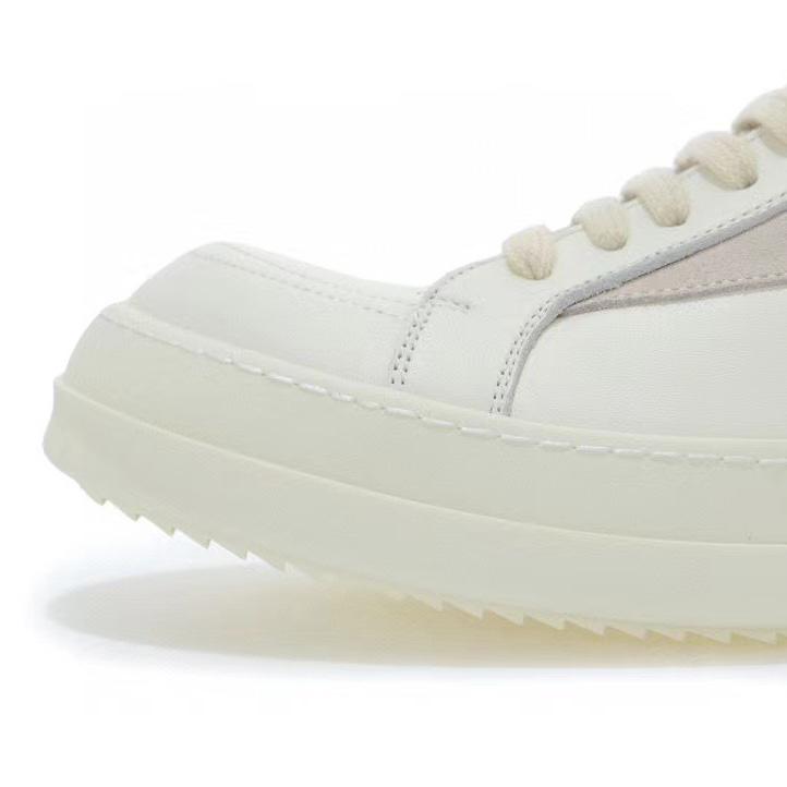 Rick Owens Lido Vintage leather sneakers - DopestKickz