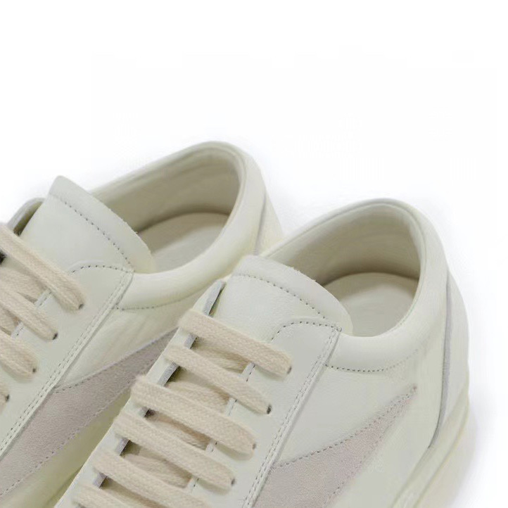 Rick Owens Lido Vintage leather sneakers - DopestKickz