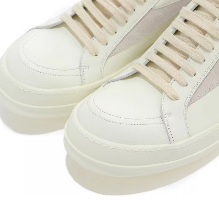 Rick Owens Lido Vintage leather sneakers - DopestKickz