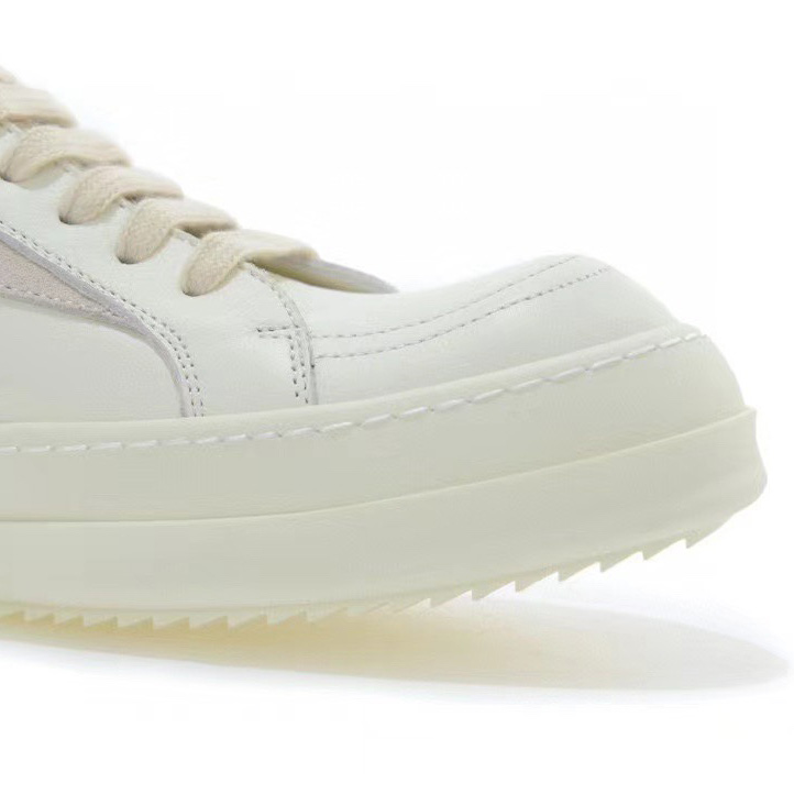 Rick Owens Lido Vintage leather sneakers - DopestKickz
