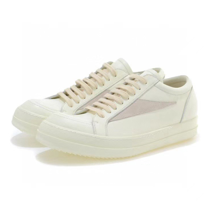 Rick Owens Lido Vintage leather sneakers - DopestKickz